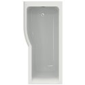 Baignoire asymétrique Connect Air Asymétrique 170x80 cm tête à gauche