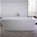 Baignoire ilot Tonic II Soie Blanche