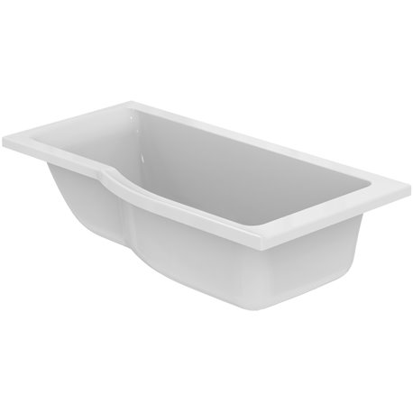 Baignoire asymétrique Connect Air Asymétrique 150x80 cm tête à gauche