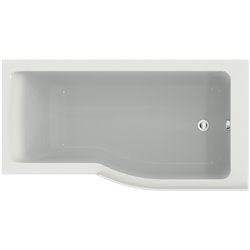 Baignoire asymétrique Connect Air Asymétrique 150x80 cm tête à gauche