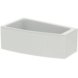 Baignoire asymétrique 160x90 cm Version gauche