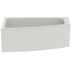 Baignoire asymétrique 160x90 cm Version gauche