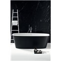 Baignoire ilot Dea 190x90 cm 290 Litres Noir mat