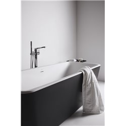 Baignoire ilot Dea 190x90 cm 290 Litres Noir mat