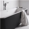 Baignoire ilot Dea 180x80 cm 220 Litres Noir mat