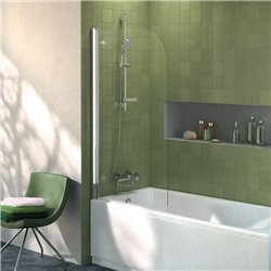 Pare-baignoire Connect 2 1 paroi mobile courbée