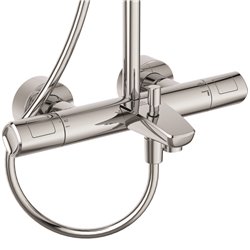 Ensemble de douche Ceratherm T100 téléscopique