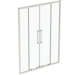 Porte de douche double coulissante I.life 150 cm 
