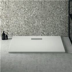 Receveur de douche Ultraflat New rectangulaire 120x80 cm Blanc Brillant