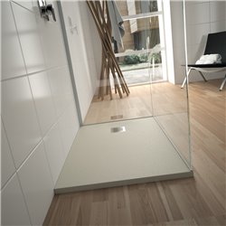 Receveur de douche Ultra Flat S rectangulaire 100x80 cm Beige Sable