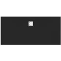 Receveur de douche Ultra Flat S rectangulaire 170x80 cm Noir Intense