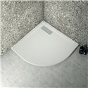 Receveur de douche Ultraflat New d'angle 90x90 cm Blanc mat