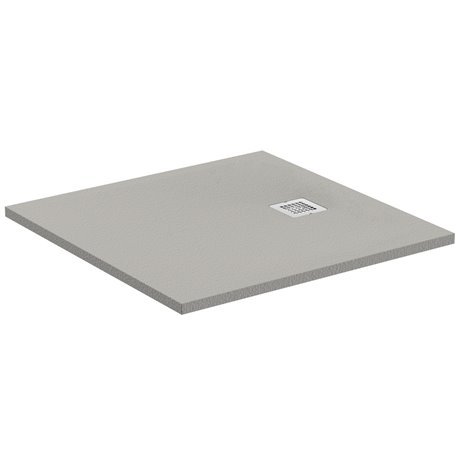 Receveur de douche Ultra Flat S carré 80x80 cm Gris Béton