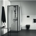 Receveur de douche Ultra Flat S carré 100x100 cm Noir Intense