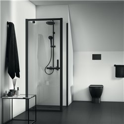 Receveur de douche Ultra Flat S carré 90x90 cm Noir Intense