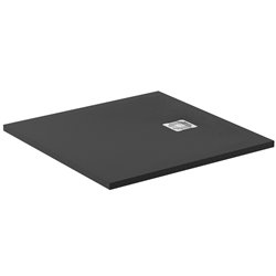 Receveur de douche Ultra Flat S carré 90x90 cm Noir Intense