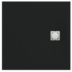 Receveur de douche Ultra Flat S carré 90x90 cm Noir Intense