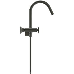 Mélangeur bain-douche Joy Neo avec ensemble de douche Gris magnétique Poignées croix 