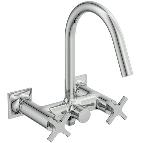 Mélangeur bain-douche Joy Neo Chromé Poignées croix