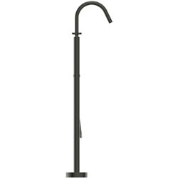 Mélangeur bain-douche Joy Neo sur colonettes Gris magnétique Poignées croix 