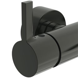 Mitigeur bain-douche monotrou Joy gris magnétique, avec ensemble de douche