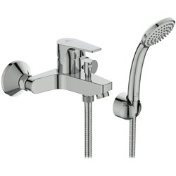Mitigeur bain-douche mural Cerafine D avec ensemble de douche