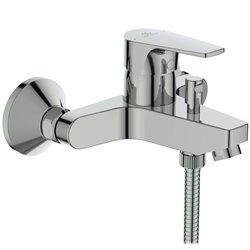 Mitigeur bain-douche mural Cerafine D avec ensemble de douche
