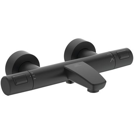Mitigeur thermostatique bain-douche Ceratherm T25 Noir Mat