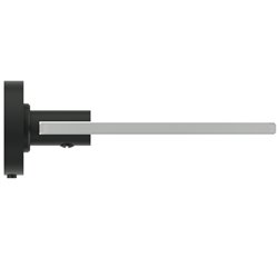 Etagere salle de bain Murale en verre et métal