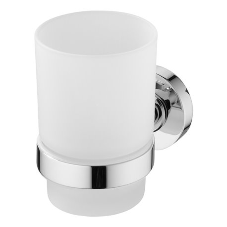 Porte brosse à dents Rond ∅66 mm Chromé