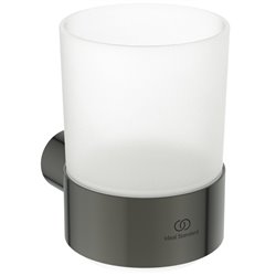 Porte brosse à dents Rond ∅68 mm Gris magnétique