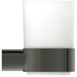 Porte brosse à dents Rond ∅68 mm Gris magnétique