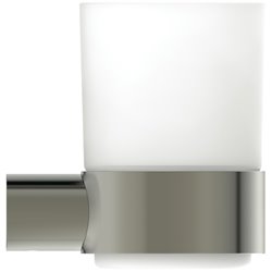 Porte brosse à dents Rond ∅68 mm Gris orage