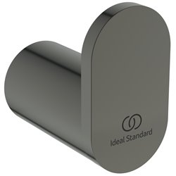 Patère murale Gris Magnétique Design Rond