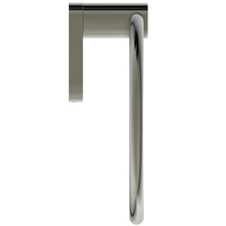 Porte-serviettes anneau mural Gris Orage Design Rond