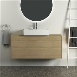 Porte-serviettes anneau mural Gris Orage Design Rond