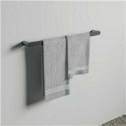 Porte-serviettes Gris Magnétique Design Rond