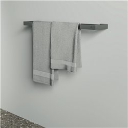 Porte-serviettes mural Gris Magnétique Design Carré
