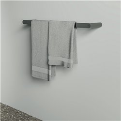 Porte-serviettes mural Gris Magnétique Design Rond