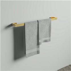Porte-serviettes Or Brossé Design Carré