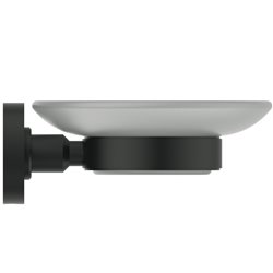Porte-savon mural Chromé Design rond
