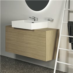Porte-savon mural Gris Orage Design Carré