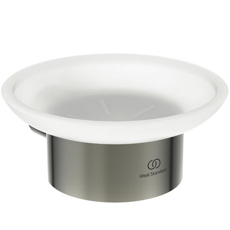 Porte-savon mural Gris Orage Design Rond