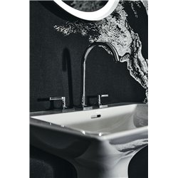 Mélangeur lavabo 3 trous Joy Neo Poignées Levier Chromé