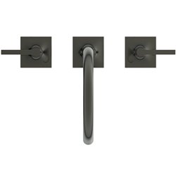 Mélangeur lavabo 3 trous Joy Neo Poignées Levier Gris magnétique
