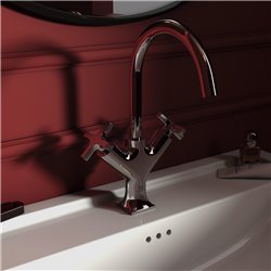 Mélangeur lavabo monotrou Joy Neo Avec tirette et vidage Chromé