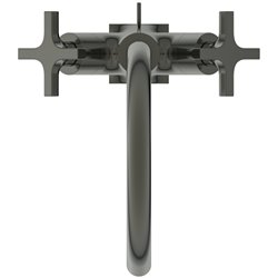 Mélangeur lavabo monotrou Joy Neo Avec tirette et vidage Gris magnétique