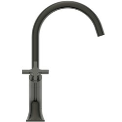 Mélangeur lavabo monotrou Joy Neo Sans tirette ni vidage Gris magnétique