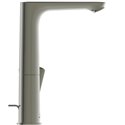 Mitigeur lavabo Connect Air bec haut, gris orage, tirette et vidage bonde métal
