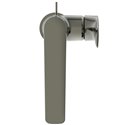 Mitigeur lavabo Connect Air bec haut, gris orage, tirette et vidage bonde métal